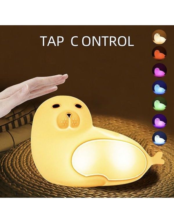 Seal Silicone Night Lamp