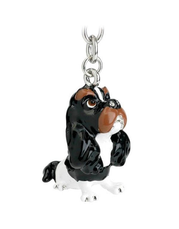 Key Chain-Cavalier King Charles Spaniel-Tricolour